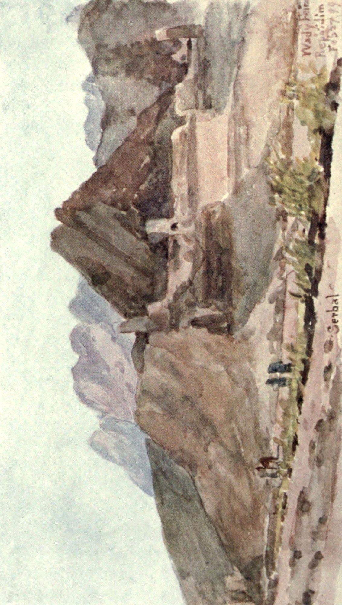 Posterazzi Sinai & Petra 1907 Serbal Canvas Art - Frances M Hornby (24 x 36)