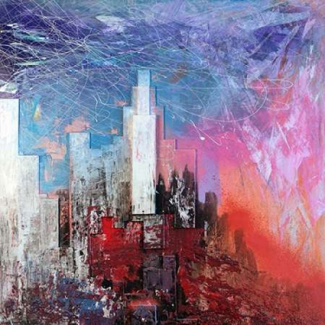 Posterazzi Skyscraper Canvas Art - Italo Corrado (24 x 24)