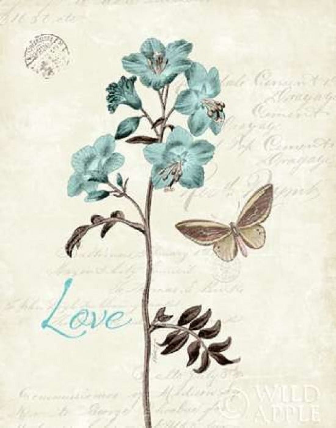 Posterazzi Slated Blue I Canvas Art - Katie Pertiet (22 x 28)