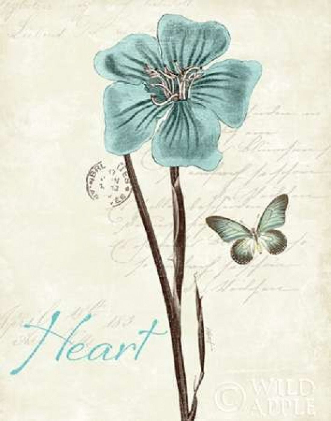 Posterazzi Slated Blue III Canvas Art - Katie Pertiet (22 x 28)