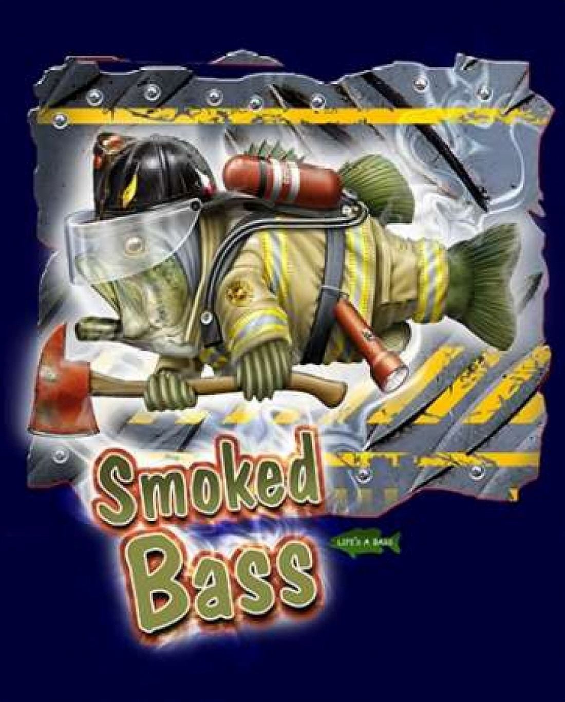 Posterazzi Smoked Bass Canvas Art - Jim Baldwin (24 x 30)