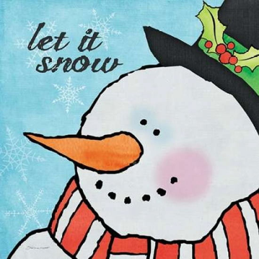 Posterazzi Snowman I Canvas Art - Stephanie Marrott (24 x 24)