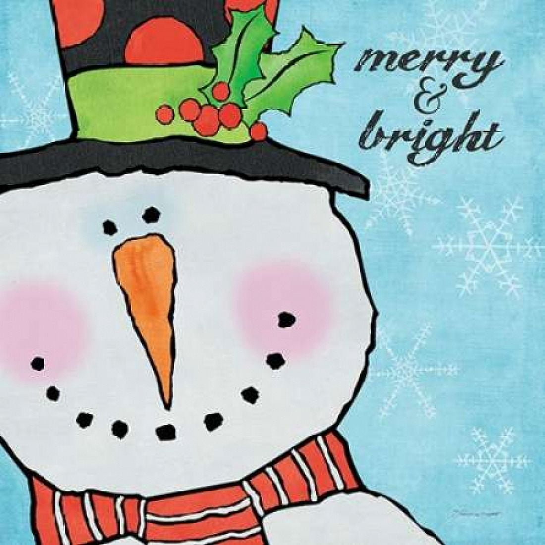 Posterazzi Snowman II Canvas Art - Stephanie Marrott (24 x 24)