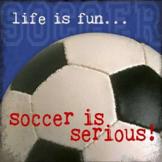 Posterazzi Soccer Canvas Art - Stephanie Marrott (24 x 24)