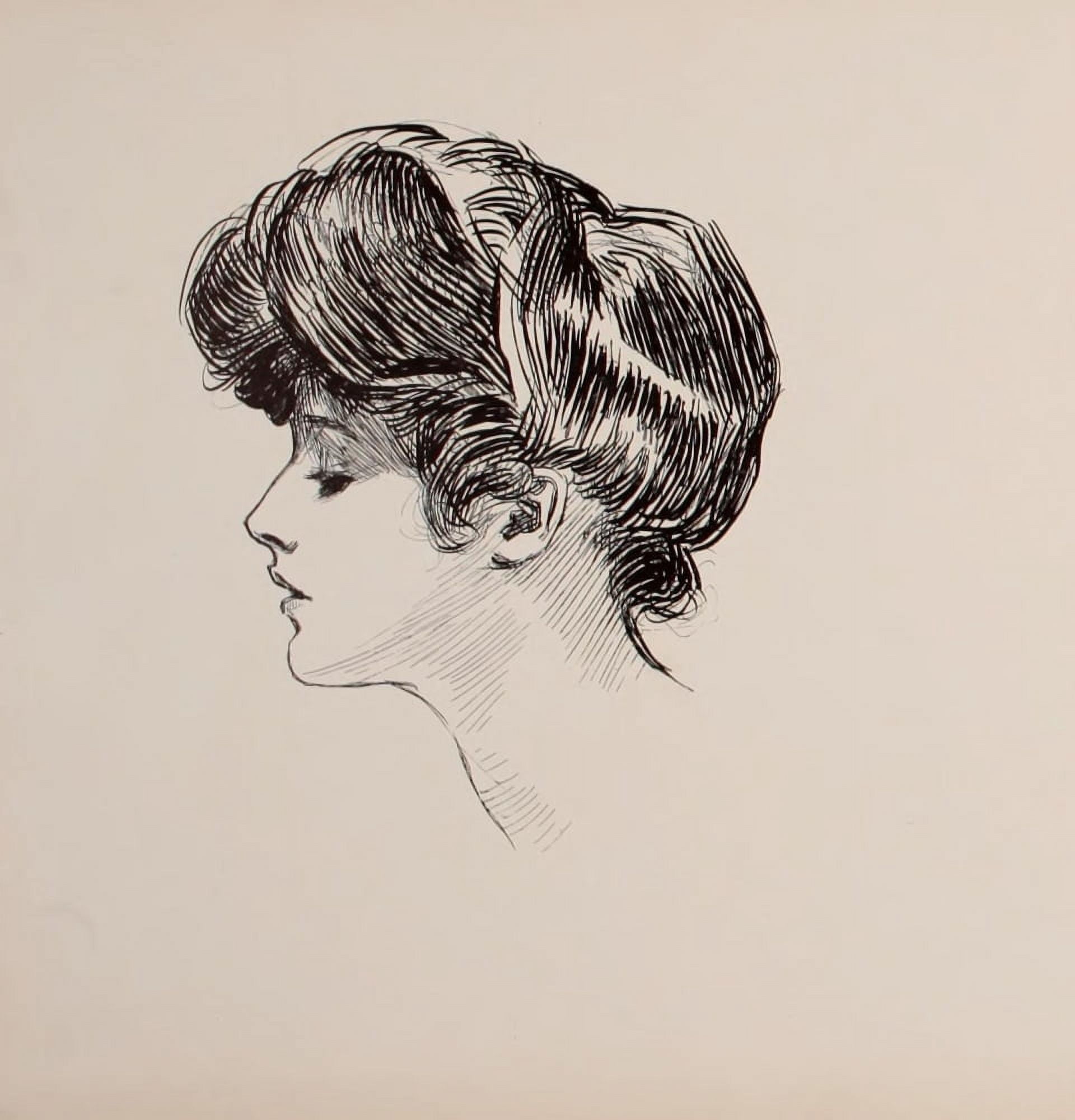 Posterazzi Social Ladder 1902 Woman 2 Canvas Art - Charles Dana Gibson (24 x 36)