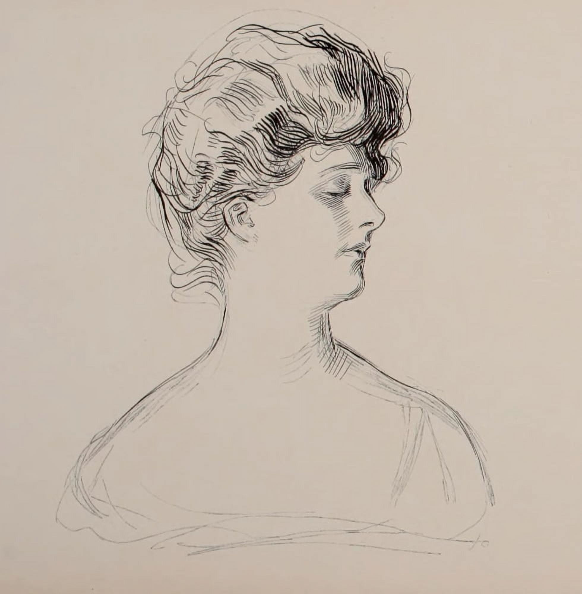 Posterazzi Social Ladder 1902 Woman 7 Canvas Art - Charles Dana Gibson (24 x 36)