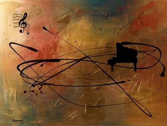 Posterazzi Solo Piano Canvas Art - Carmen Guedez (18 x 24)