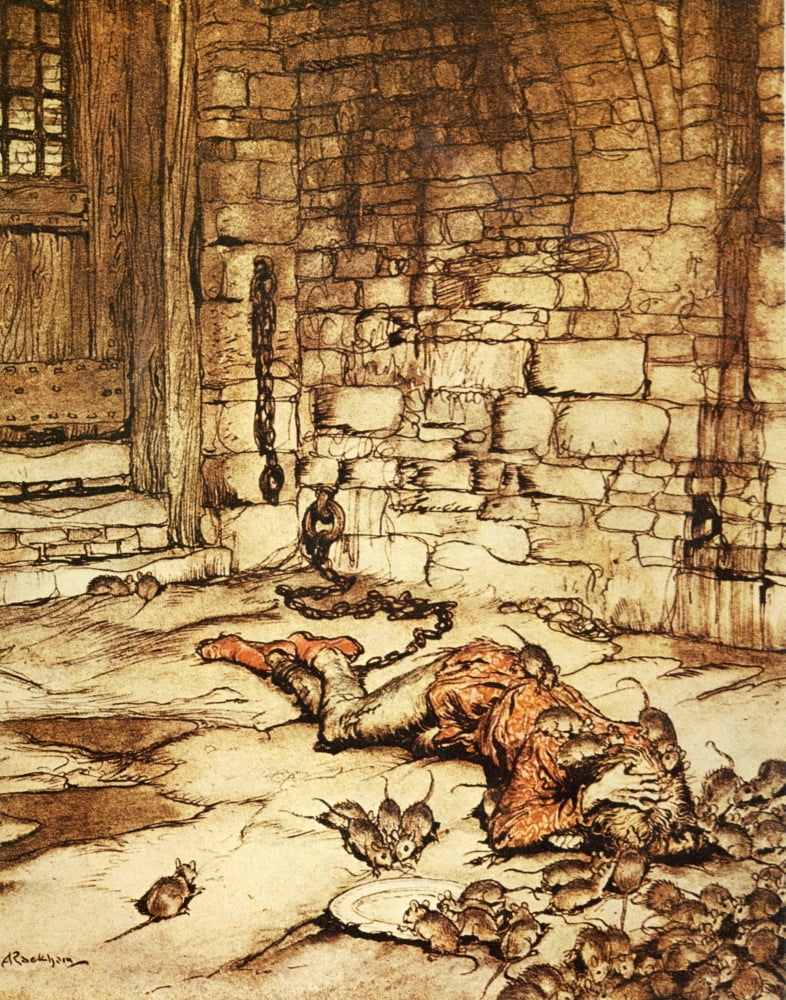 Posterazzi Some British Ballads 1918 Young Bekie Canvas Art - A Rackham (24 x 36)