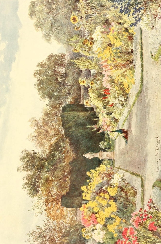 Posterazzi Some English Gardens 1904 St Annes Clontarf Canvas Art - George S Elgood (24 x 36)