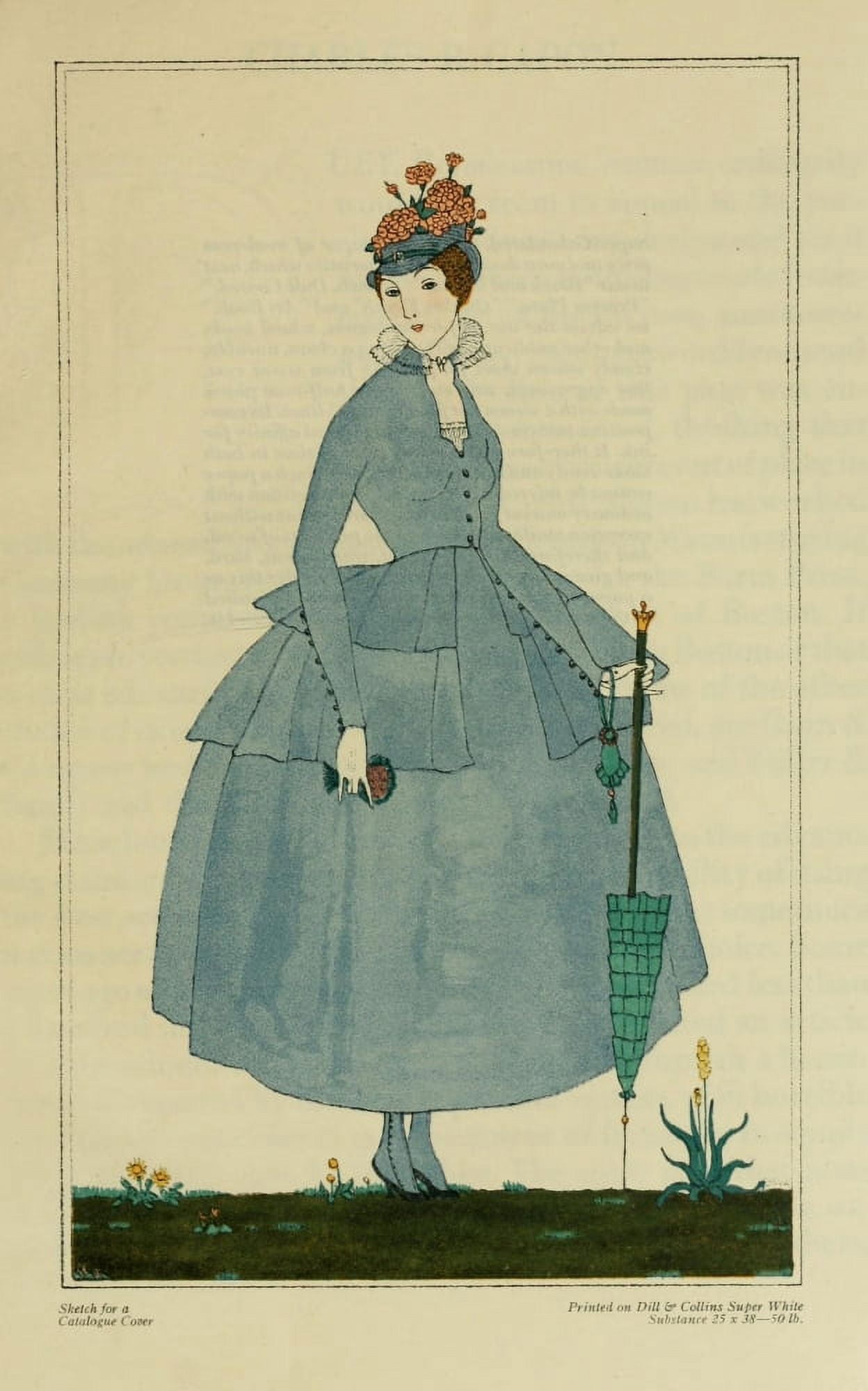 Posterazzi Some examples of the work of American designers 1918 Vogue Canvas Art - Unknown (24 x 36)
