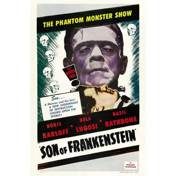 Posterazzi Son of Frankenstein Movie Poster - 27 x 40 in.