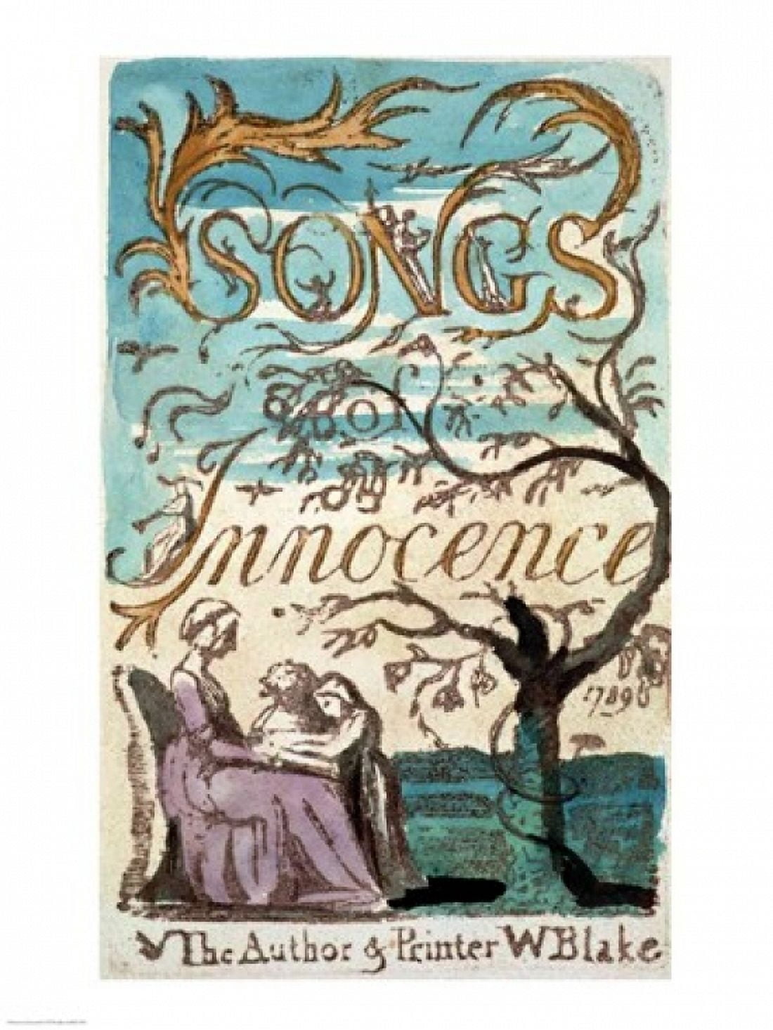 Posterazzi Songs of Innocence Canvas Art - William Blake (24 x 36)