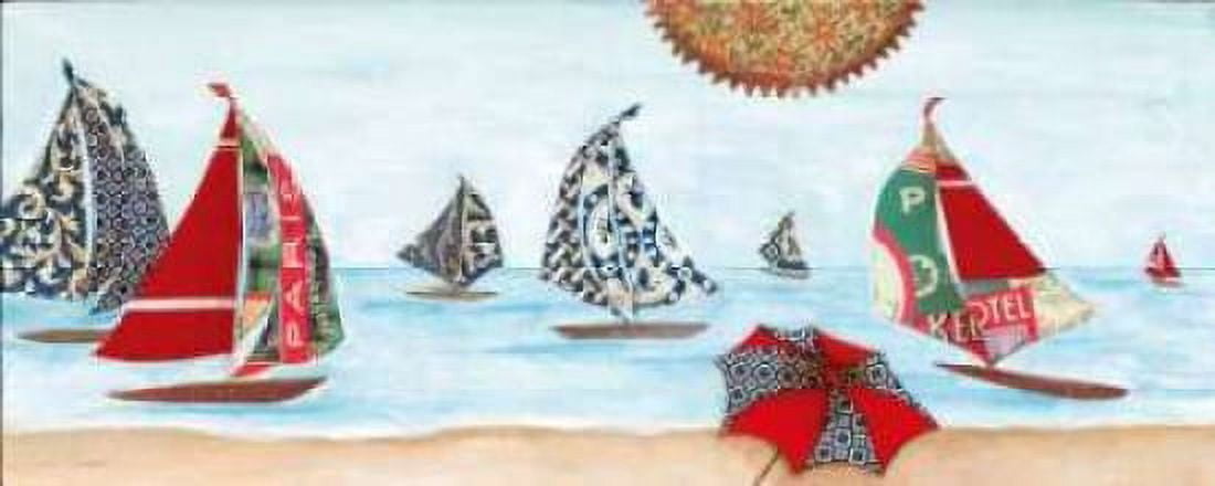 Posterazzi South of France II Canvas Art - Tava Studios (24 x 48)
