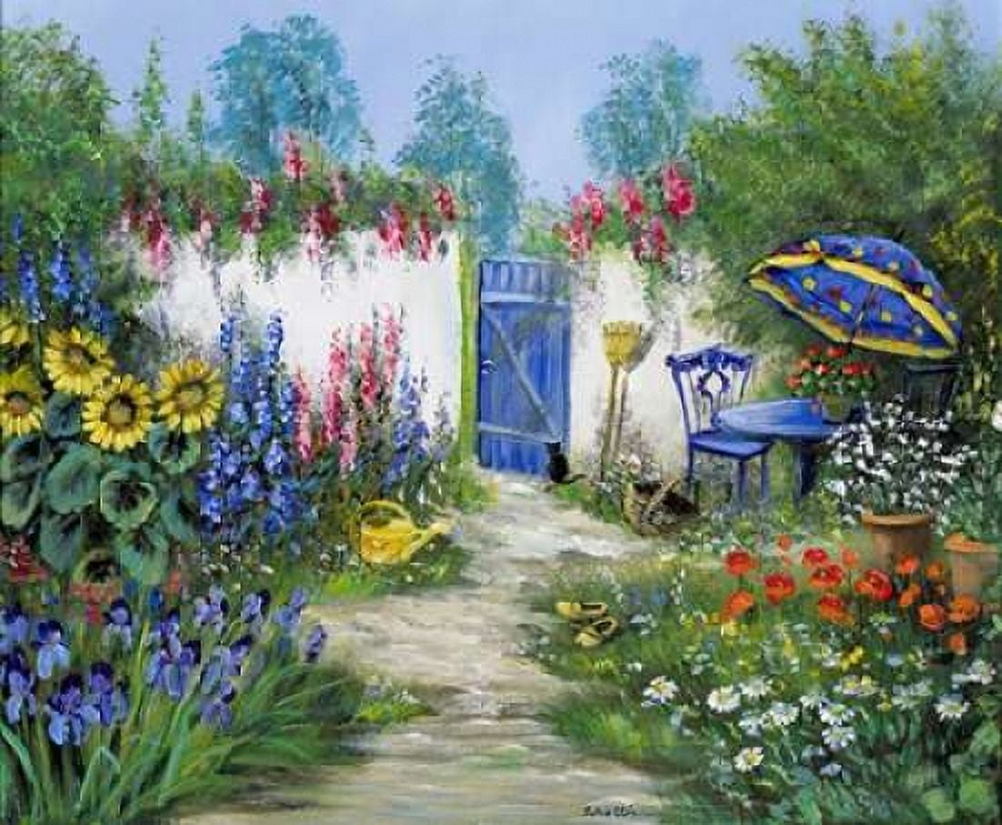 Posterazzi Sparkling backyard Canvas Art - Katharina Schottler (20 x 24)