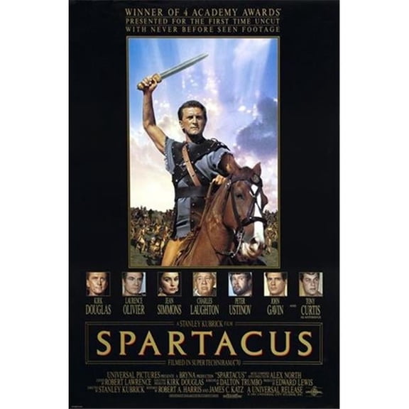 Posterazzi  Spartacus Movie Poster - 11 x 17 in.