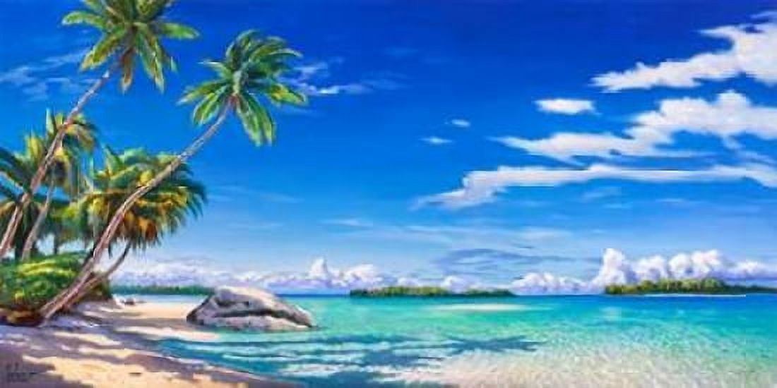 Posterazzi Spiaggia tropicale Canvas Art - Adriano Galasso (10 x 20)