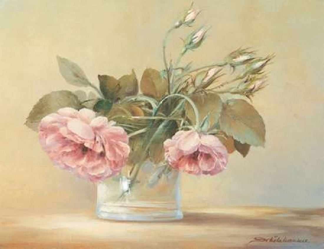 Posterazzi Spring roses Canvas Art - Heinz Scholnhammer (22 x 28)