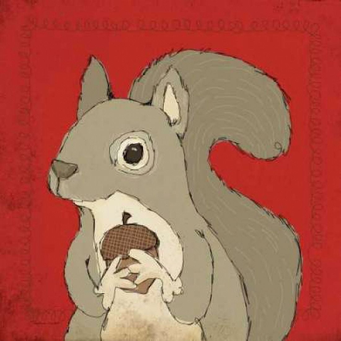 Posterazzi Squirrel Canvas Art - Stephanie Marrott (24 x 24)