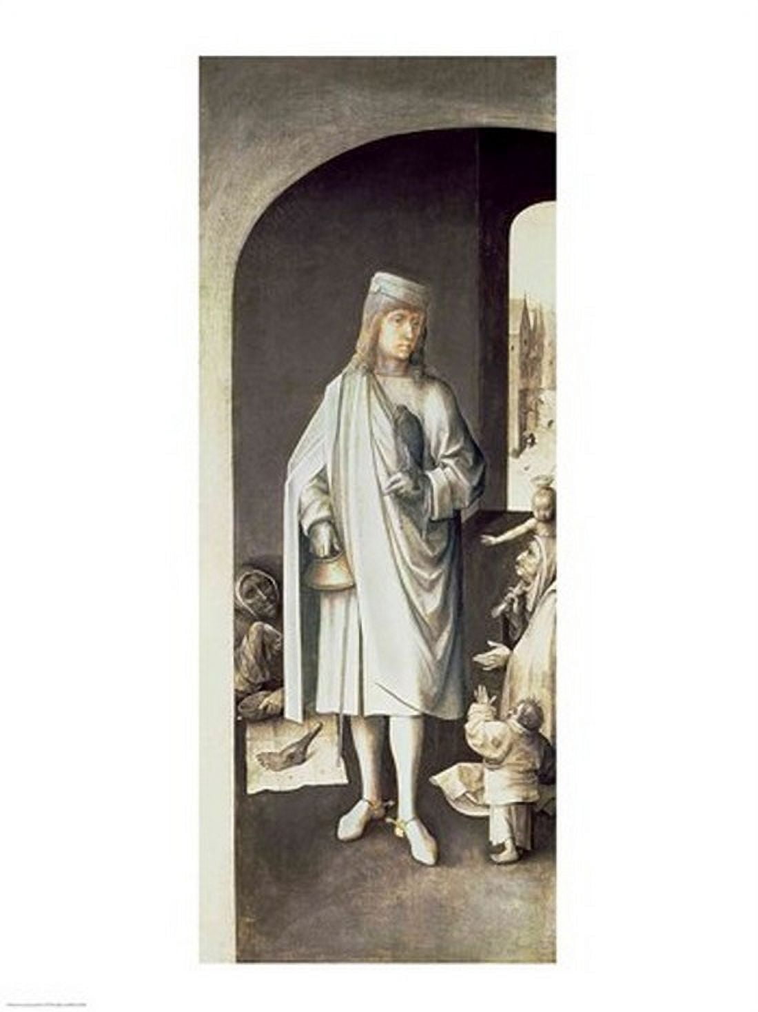 Posterazzi St Bavo Exterior of the Right Wing from the Last Judgement Altarpiece Canvas Art - Hieronymus Bosch (24 x 36)