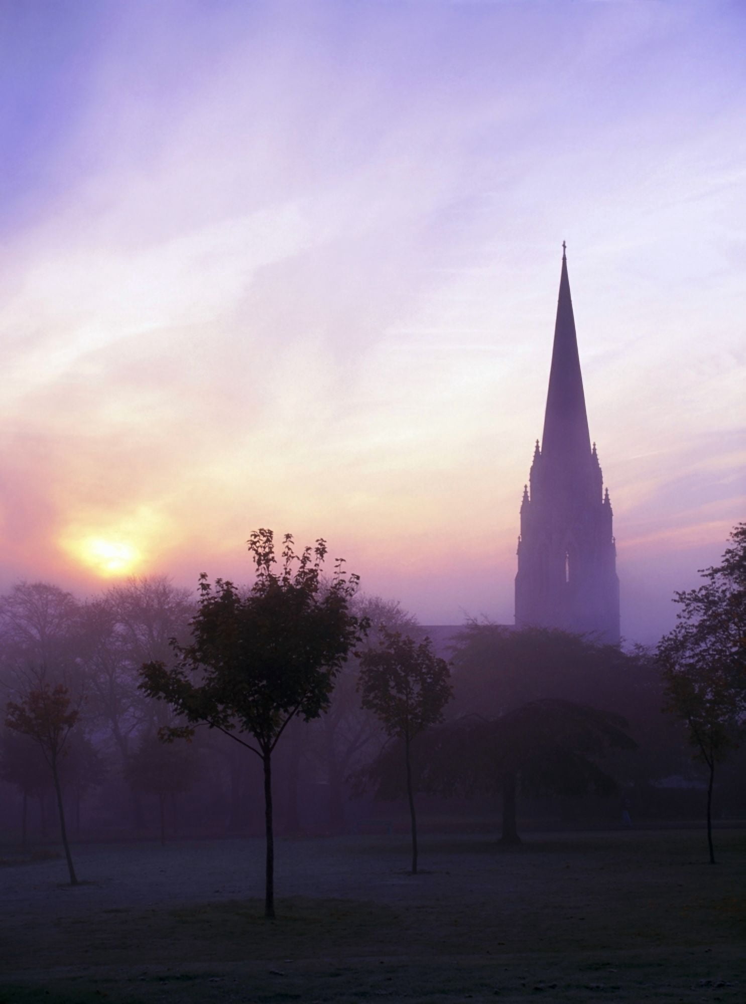 Posterazzi St Eugenes Cathedral From Brooke Park Co Derry Ireland Canvas Art - The Irish Image Collection Design Pics (26 x 34)