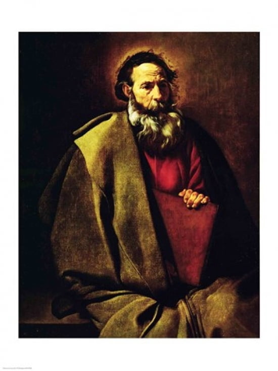 Posterazzi St Paul c1619 Canvas Art - Diego Velazquez (24 x 36)