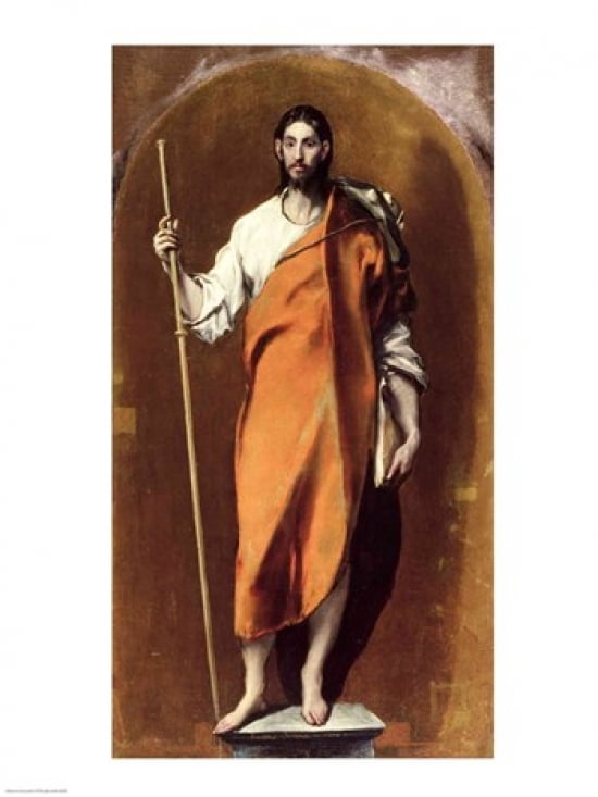 Posterazzi StJames the Greater Canvas Art - El Greco (24 x 36)