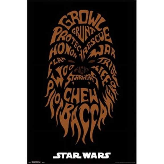 Posterazzi  Star Wars - Chewbacca 24X36 Poster Print - 24 x 36 in.