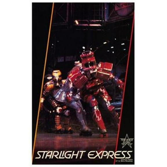 Posterazzi Starlight Express Broadway Musical Movie Poster - 11 x 17 in.