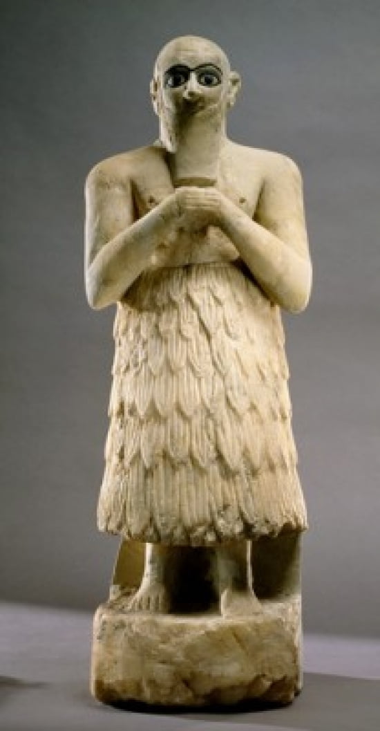 Posterazzi Statue of Praying Figure Near Eastern Art Syria Damascus National Museum of Damascus Canvas Art - (24 x 36)