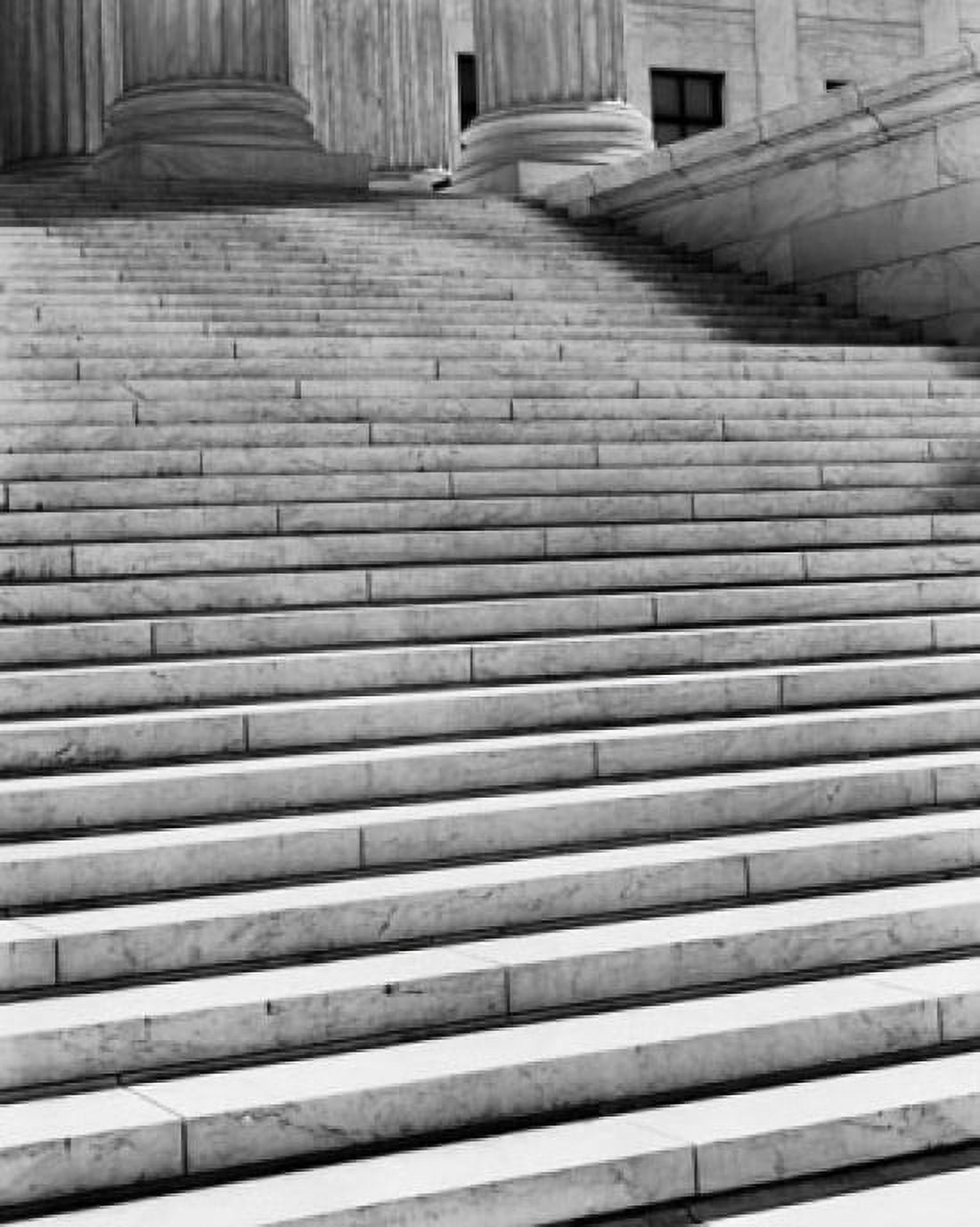 Posterazzi Steps of a government building US Supreme Court Washington DC USA Canvas Art - (24 x 36)
