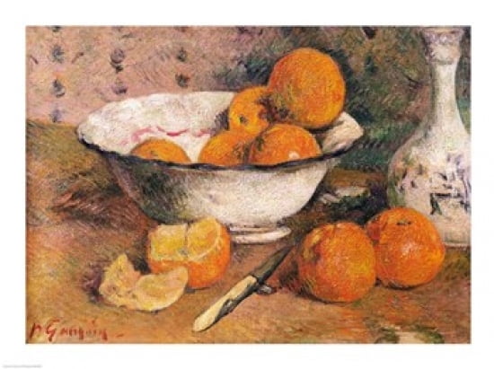 Posterazzi Still life with Oranges 1881 Canvas Art - Paul Gauguin (36 x 24)