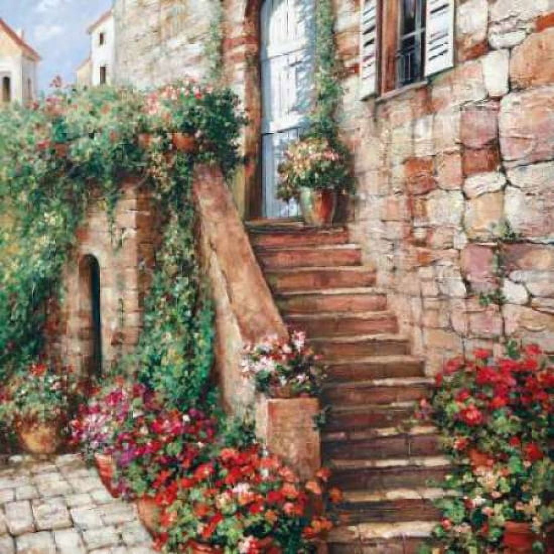 Posterazzi Stone Stairway Petites B Canvas Art - Roger Duvall (24 x 24)