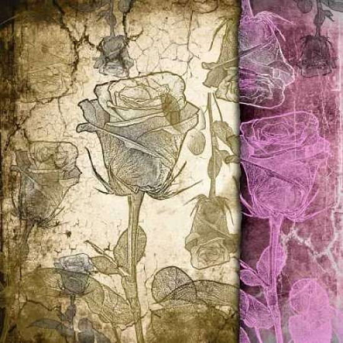 Posterazzi Stone and Roses A Canvas Art - Susan P Willow (24 x 24)