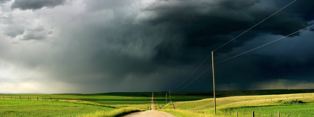 Posterazzi Storm Clouds Canvas Art - Richard Wear Design Pics (44 x 15)