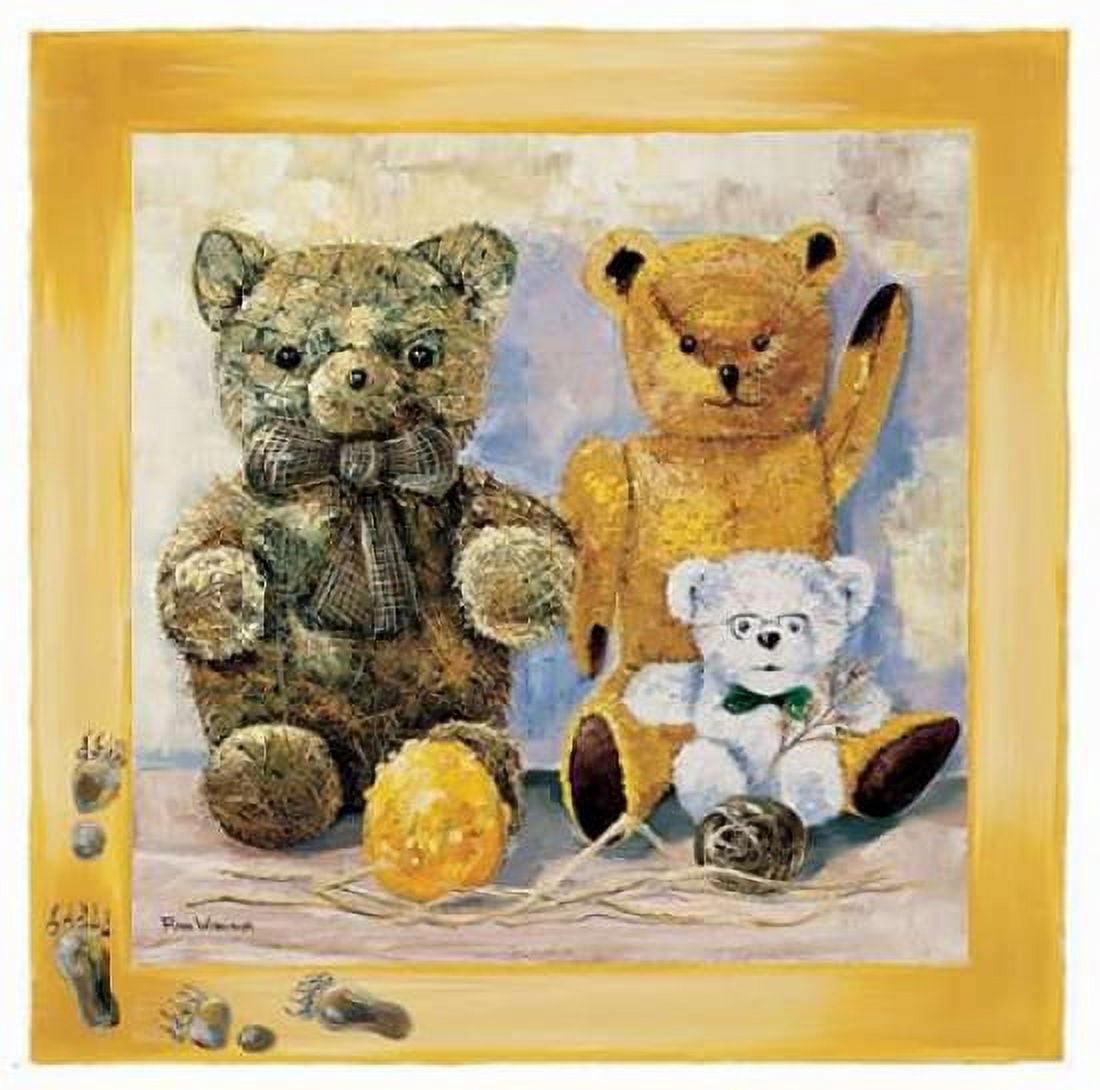 Posterazzi Straw bear Canvas Art - Rian Withaar (24 x 24)