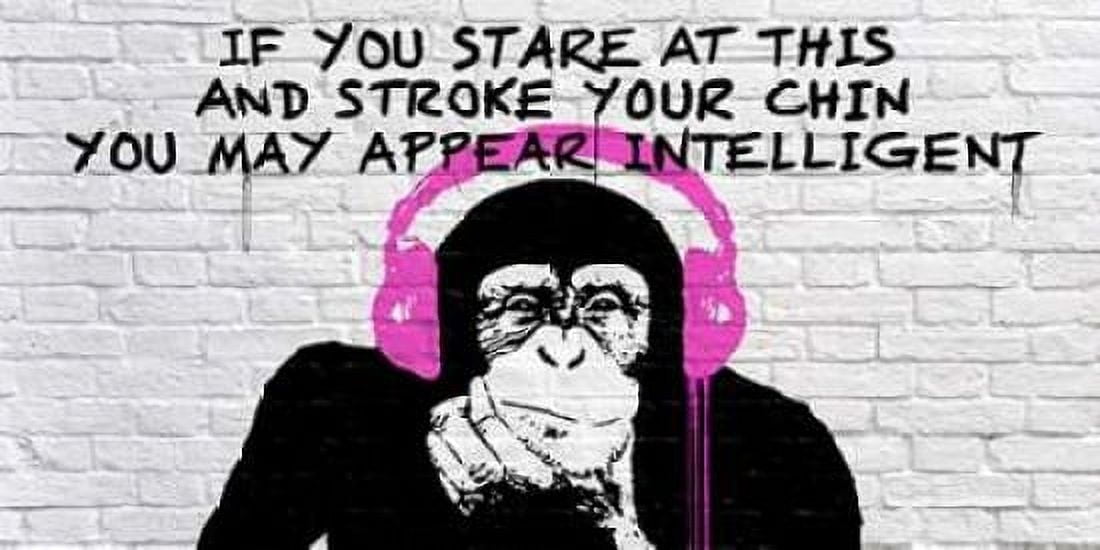 Posterazzi Stroke your Chin Canvas Art - Masterfunk collective (24 x 48)