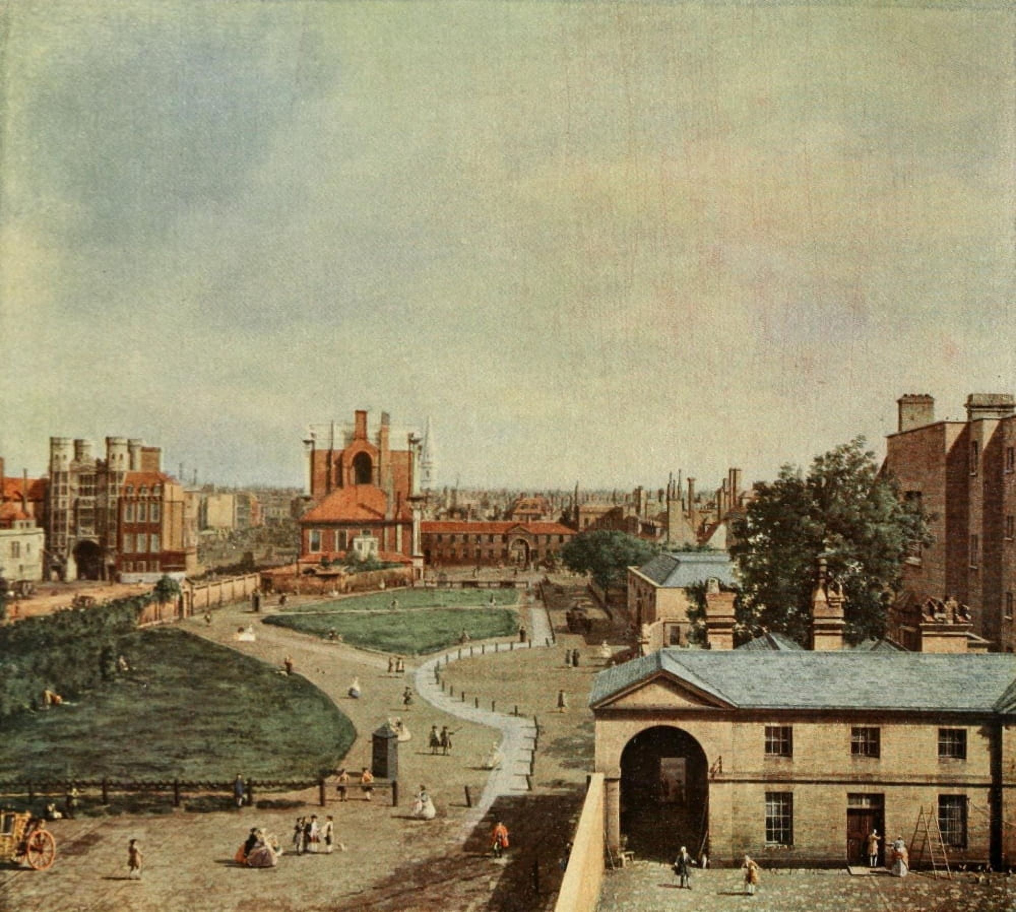 Posterazzi Studio 83 1922 Whitehall from Richmond House London Canvas Art - Canaletto (24 x 36)