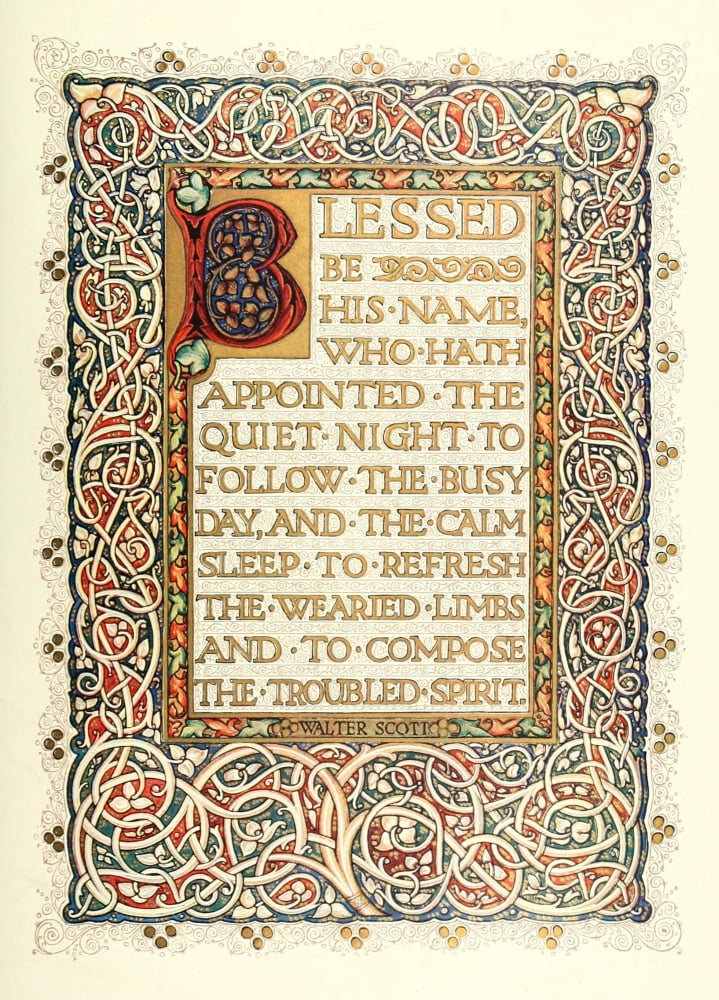 Posterazzi Studio Int 48 Blessed be His Name Canvas Art - Sangorski & Sutcliffe (24 x 36)