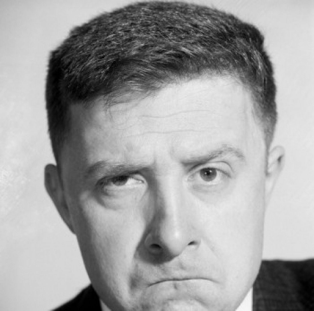 Posterazzi Studio portrait of grumpy businessman Canvas Art - (24 x 36)
