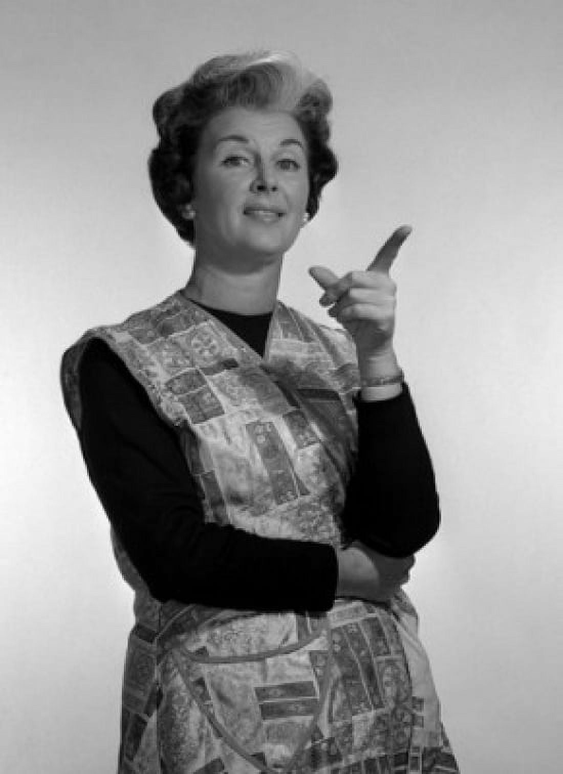 Posterazzi Studio portrait of mature woman gesturing Canvas Art - (24 x 36)