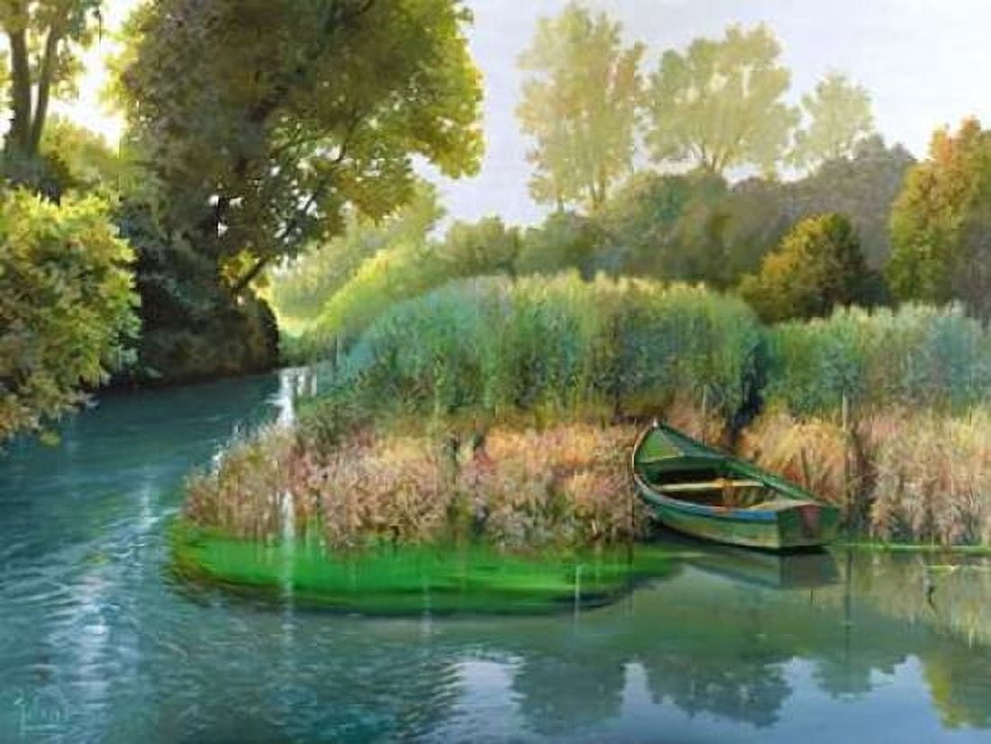 Posterazzi Sul fiume Canvas Art - Adriano Galasso (22 x 28)