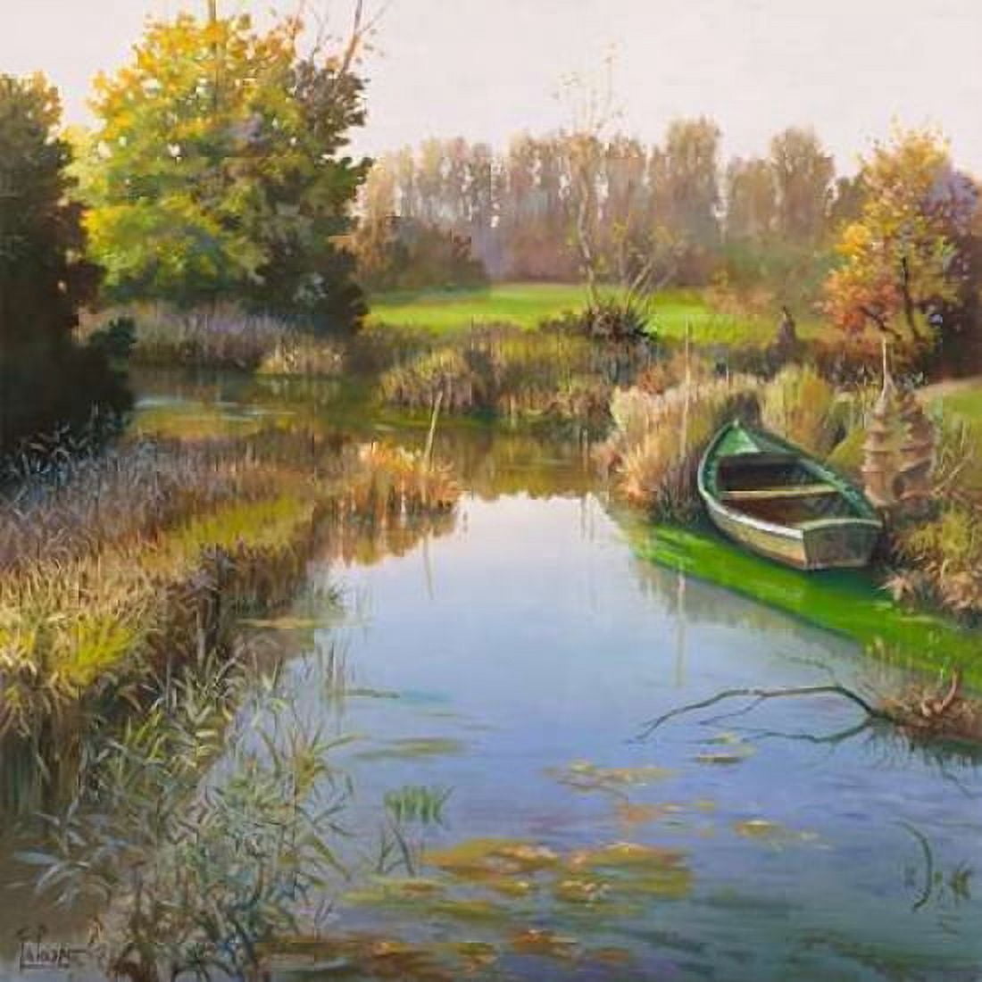 Posterazzi Sul fiume Canvas Art - Adriano Galasso (24 x 24)