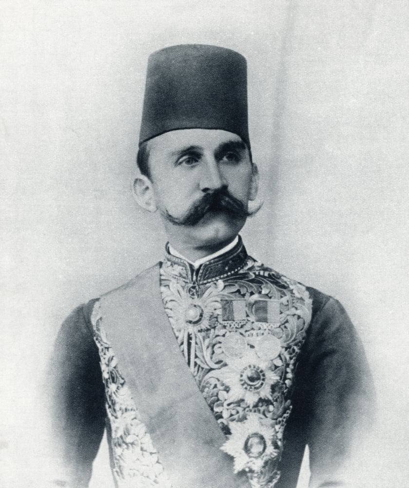 Posterazzi Sultan Husayn Kamil 1853 To 1917 Sultan Of Egypt And Sudan From The Illustrated War News Published 1914 Canvas Art - Ken Welsh Design Pics (26 x 32)