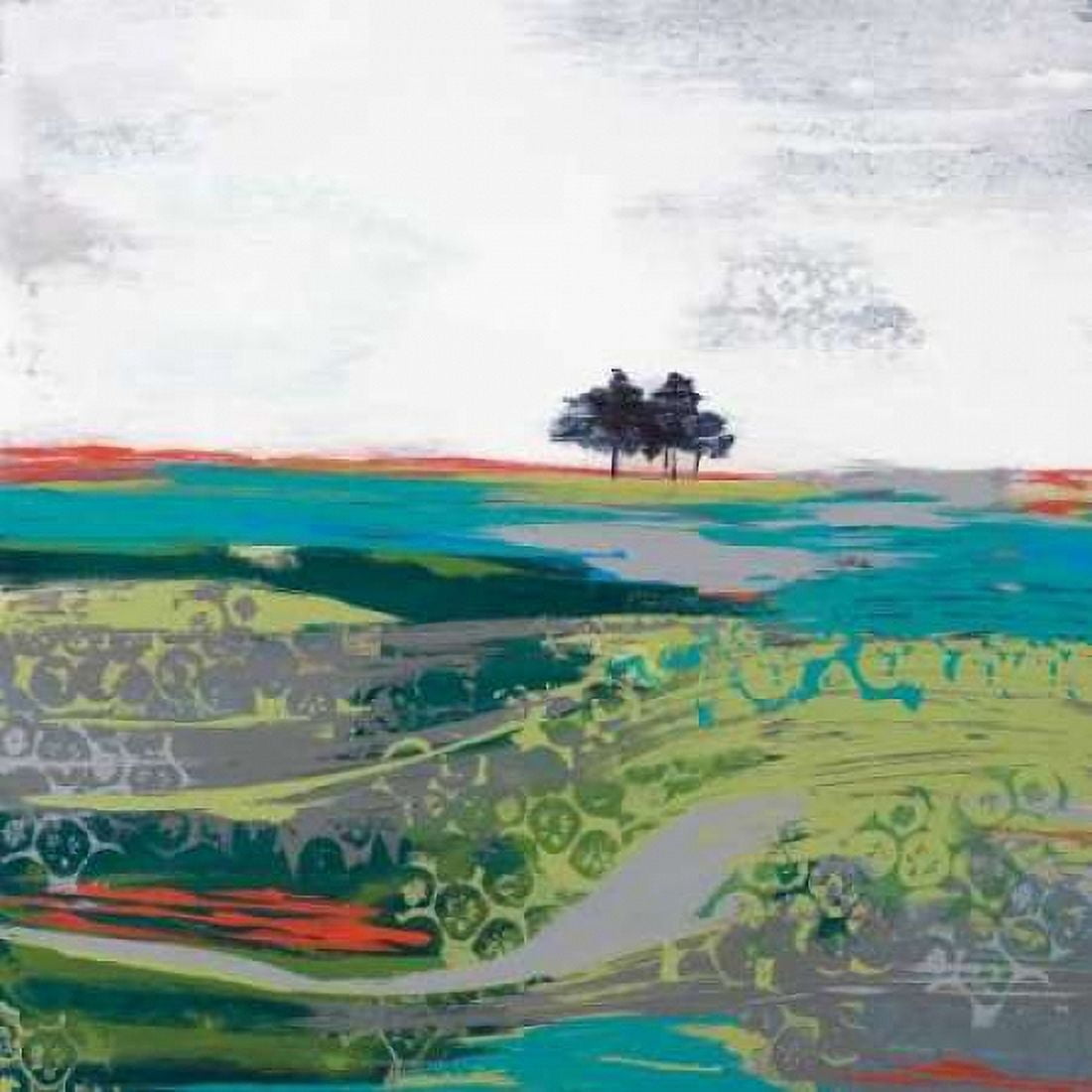 Posterazzi Summer Breeze Canvas Art - Leslie Bernsen (24 x 24)