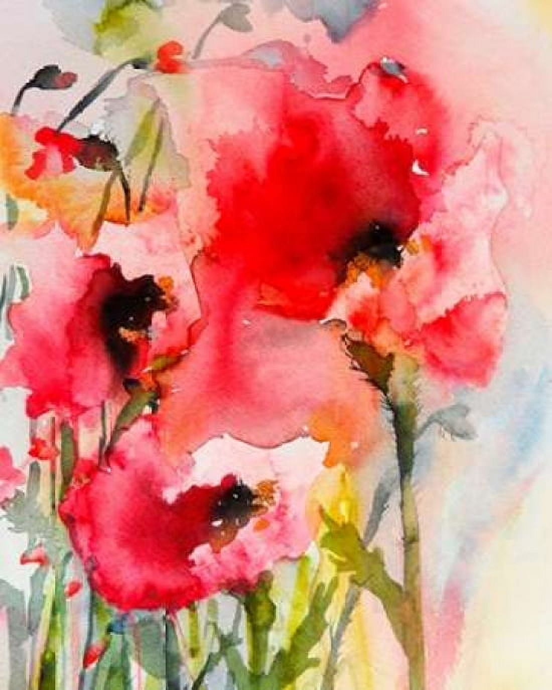Posterazzi Summer Poppies Canvas Art - Karin Johannesson (24 x 30)