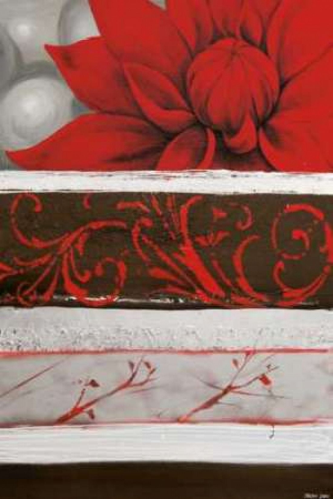 Posterazzi Sumptuous Red Canvas Art - Jasmin Zara Copley (24 x 36)