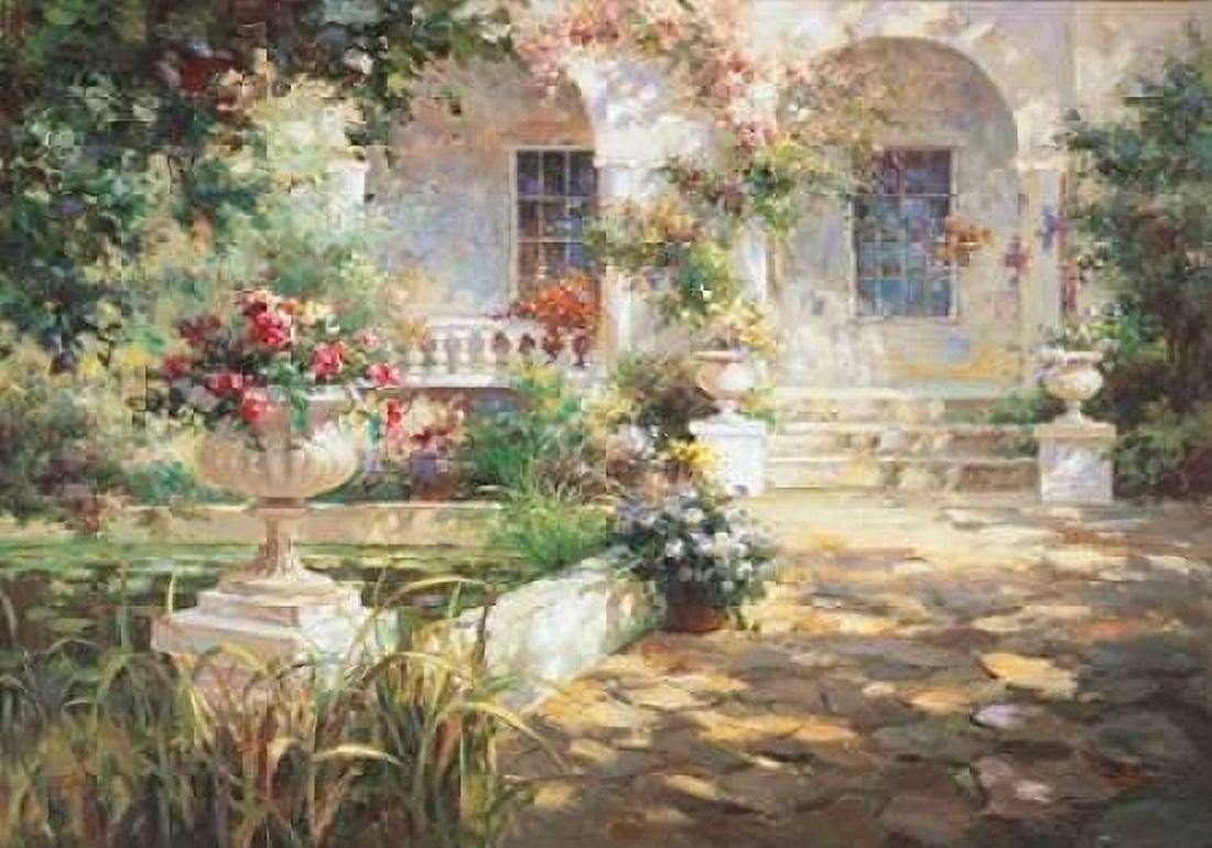 Posterazzi Sunlit Colonade Canvas Art - Vail Oxley (20 x 28)