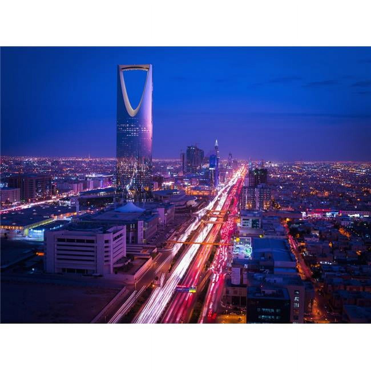 Posterazzi Sunset Over Riyadh - Riyadh Saudi Arabia Poster Print - 34 x ...