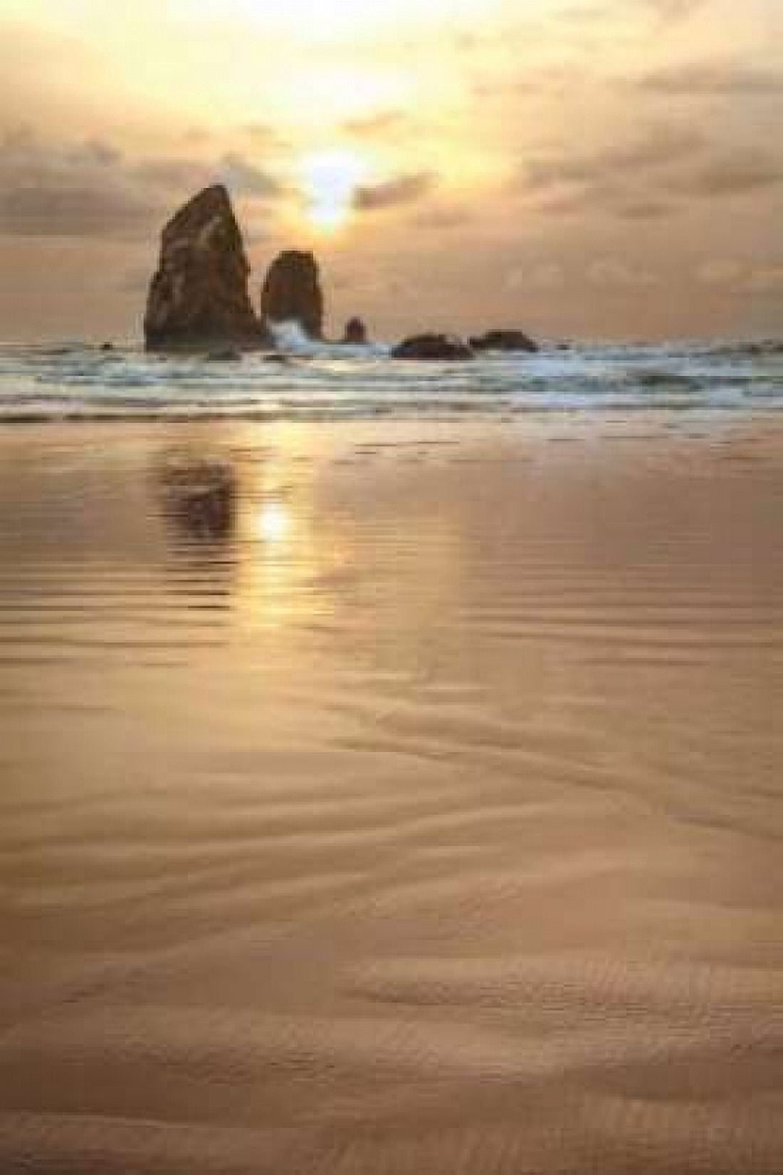Posterazzi Sunset Silhouette Canvas Art - Janel Pahl (24 x 36)