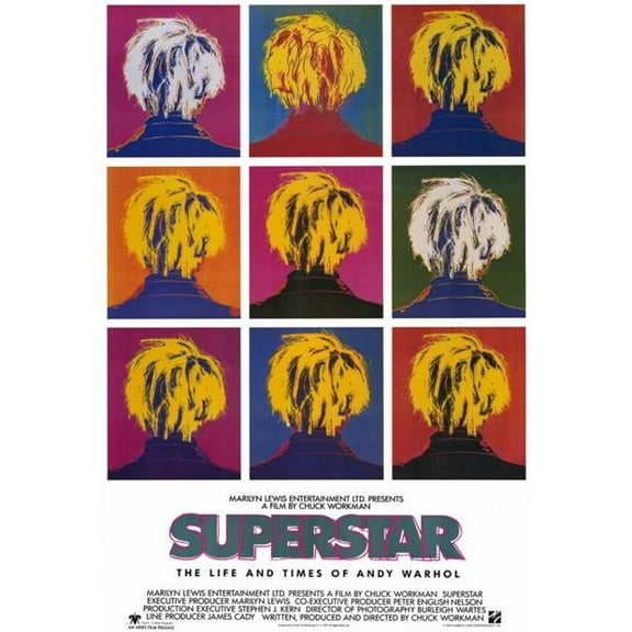 Posterazzi Superstar-The Life & Times of Andy Warhol Movie Poster - 27 x 40 in.